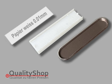 Klingelschild Marcmetal zu Sonnerie PN "Fume" (3-teilig Standard)